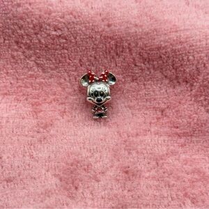 Disney Minnie Mouse Dotted Dress & Bow Charm Pandora